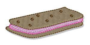 Swirly Strawberry Cream Cookie