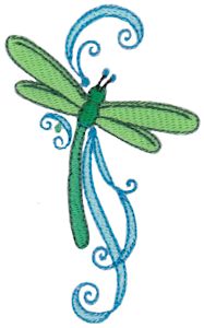 Swirly Dragonflies 10