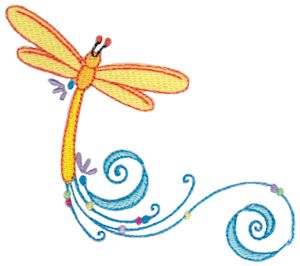 Swirly Dragonflies 11