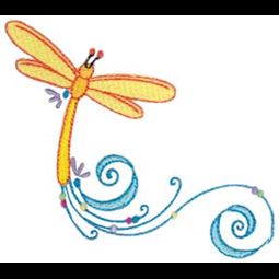 Swirly Dragonflies 11