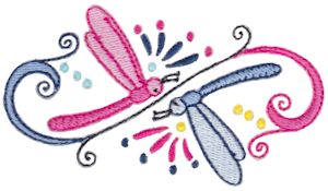 Swirly Dragonflies 13