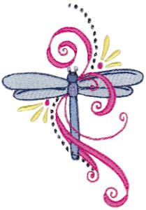 Swirly Dragonflies 8