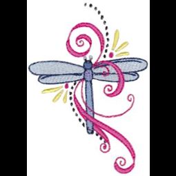 Swirly Dragonflies 8