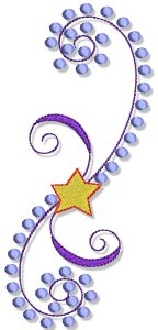 Swirly Halloween Doodads 5x7 12