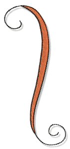 Swirly Halloween Doodads 5x7 15