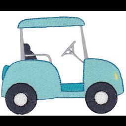 Filled Stitch Mens Golf Cart