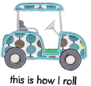 Applique Mens This Is How I Roll