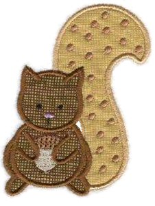 Applique Squirrel