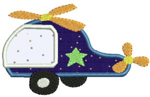 Things That Go Vroom Applique 6 