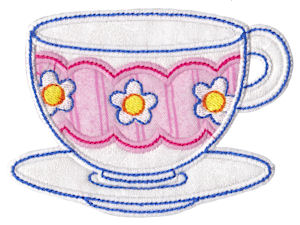 Time For Tea Applique 1
