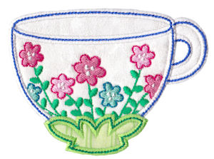 Time For Tea Applique 10