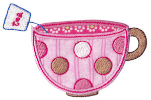 Time For Tea Applique 6