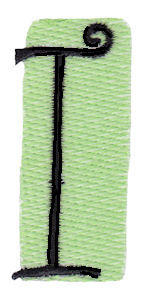 Tiny Blocks Alphabet Capital I