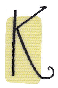 Tiny Blocks Alphabet Capital K