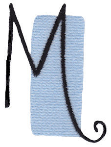 Tiny Blocks Alphabet Capital M