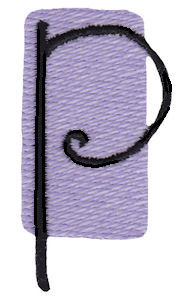 Tiny Blocks Alphabet Capital P