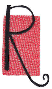 Tiny Blocks Alphabet Capital R