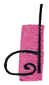 Tiny Blocks Alphabet Lower Case d