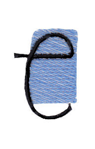 Tiny Blocks Alphabet Lower Case e