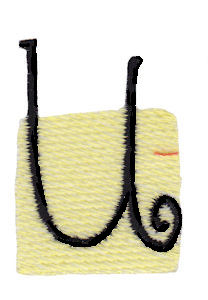 Tiny Blocks Alphabet Lower Case u