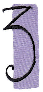 Tiny Blocks Alphabet Number 3