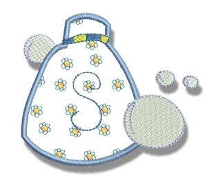 Tub Time Applique 3