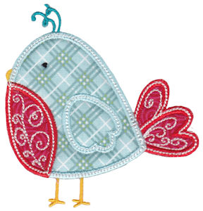 Tweet Thing Applique 8