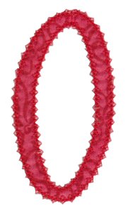 Vintage Delicious Applique Alphabet o