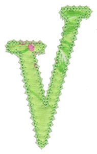 Vintage Delicious Applique Alphabet v