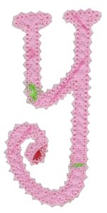 Vintage Delicious Applique Alphabet y