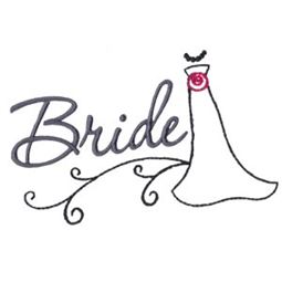 Bride with Bridal Gown