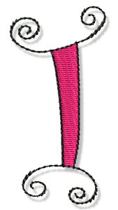 Whimsy Alphabet Capital I