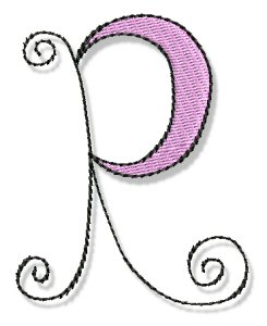 Whimsy Alphabet Capital R