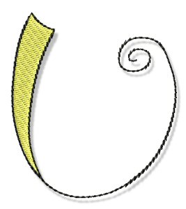 Whimsy Alphabet Capital U