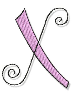 Whimsy Alphabet Capital X