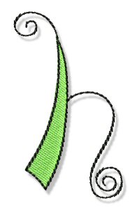 Whimsy Alphabet Lower Case H