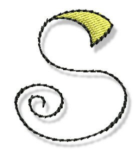 Whimsy Alphabet Lower Case S