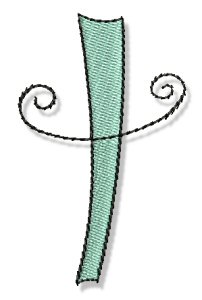 Whimsy Alphabet Lower Case T