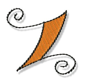 Whimsy Alphabet Lower Case Z