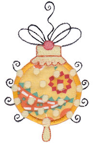 Whimsy Ornaments Applique 12