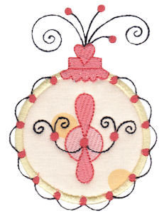 Whimsy Ornaments Applique 13