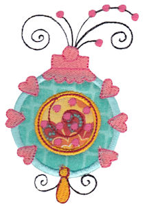 Whimsy Ornaments Applique 9