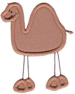 Camel Stick Animal Applique