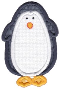 Penguin Stick Animal Applique