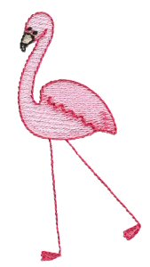 Flamingo  Stick Animal