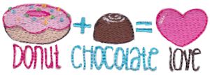 Donut Chocolate Love