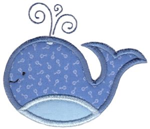 Whale 1 Applique