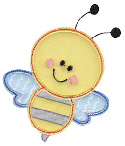 Bumble Bee Applique