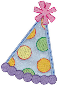 Party Hat Applique