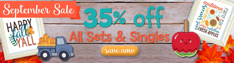 Embroidery Design Sale